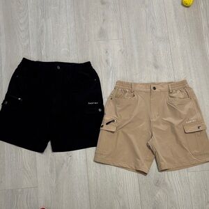2 Pairs Ladies M SANTINY Performance Cargo Shorts